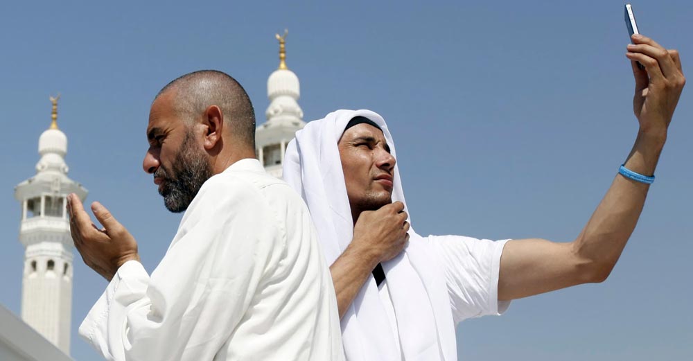 Selfies affecting Holy Kaaba